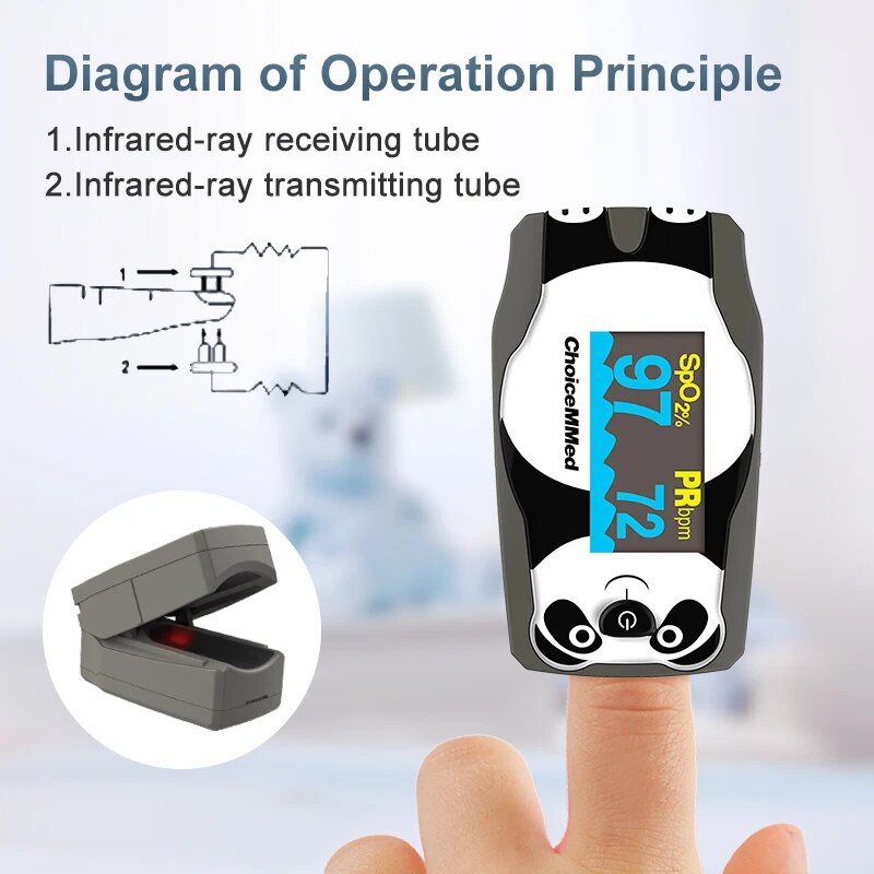 ChoiceMMed Pediatric Finger Pu - مراجعة Do Oxygen Meter وسعره