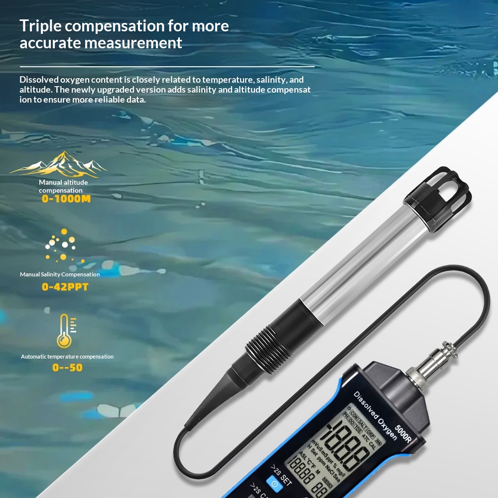 HoldPeak Fluorescence Dissolve - مراجعة Do Oxygen Meter وسعره