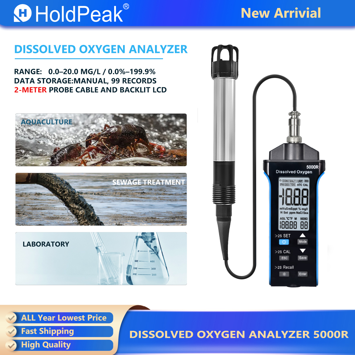 Digital Dissolved Oxygen Meter - مراجعة Do Oxygen Meter وسعره