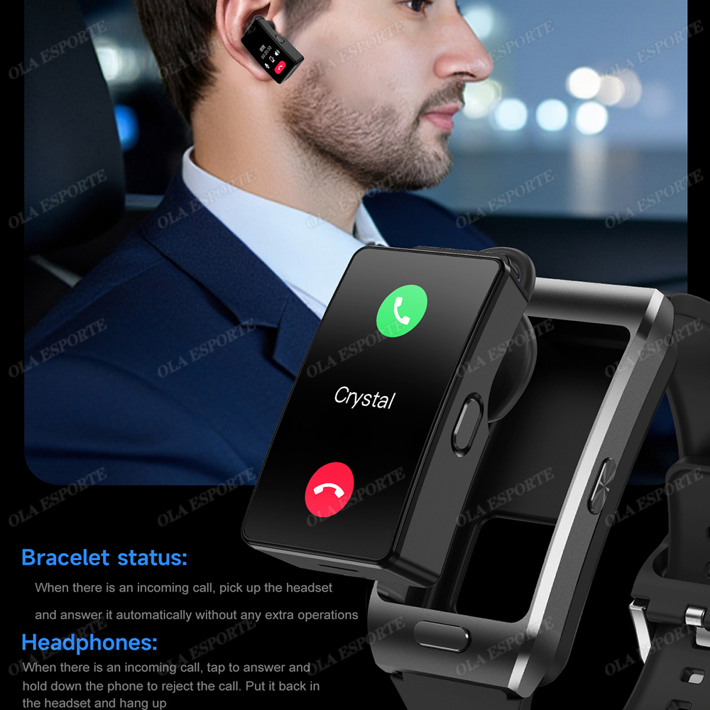 2 in 1 Smart Watch Earphone Ca - مراجعة Do Oxygen Meter وسعره