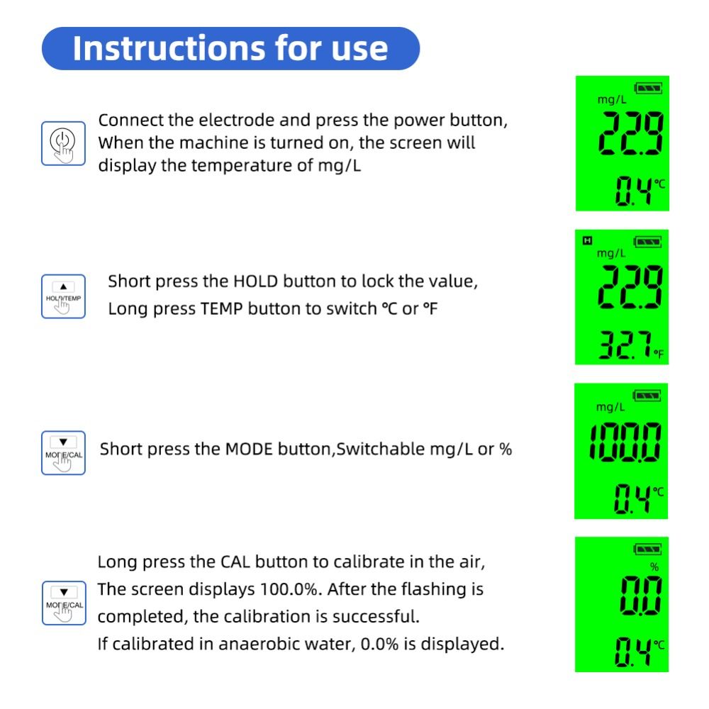 0-40mg/L Dissolved Oxygen Mete - مراجعة Do Oxygen Meter وسعره