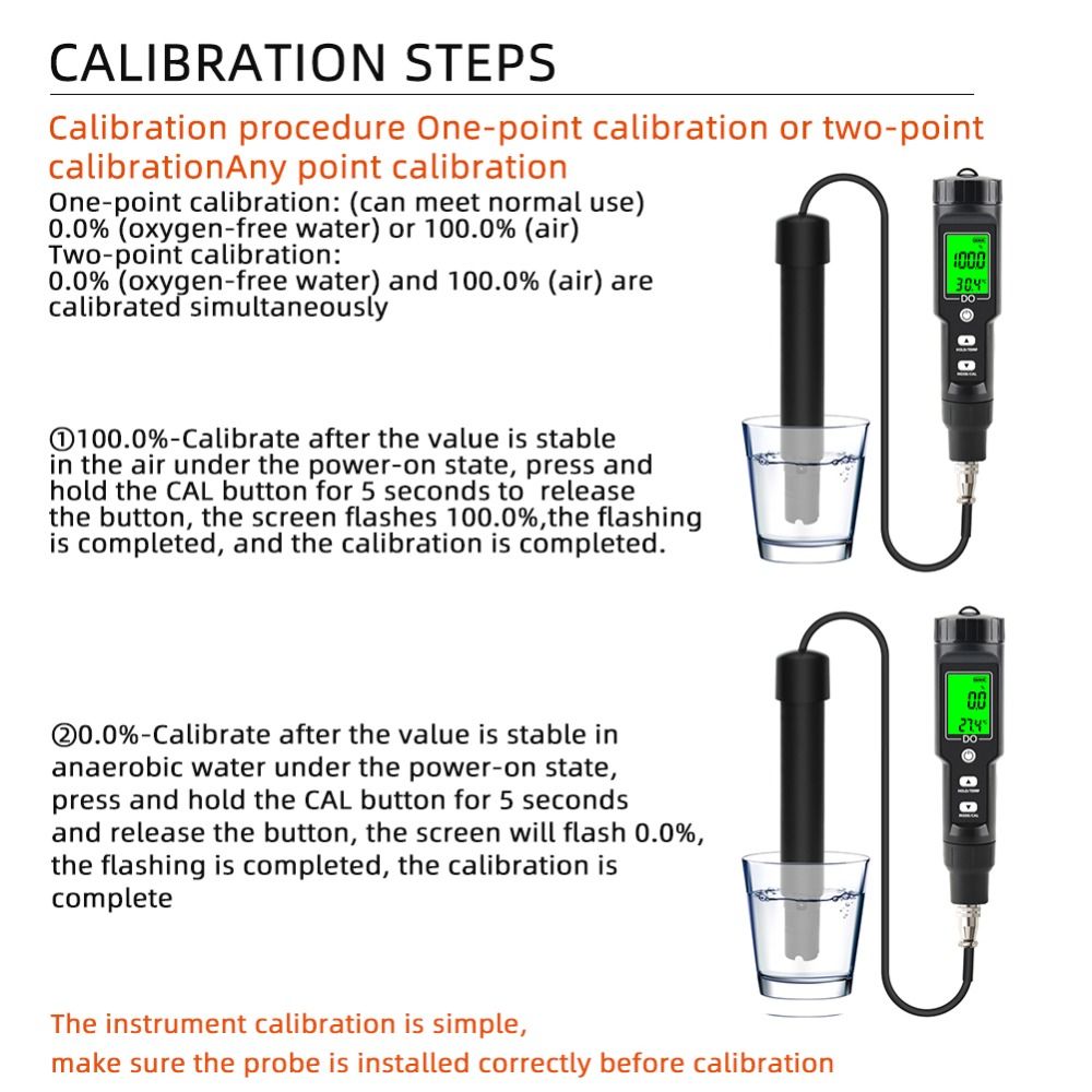 0-40mg/L Dissolved Oxygen Mete - مراجعة Do Oxygen Meter وسعره