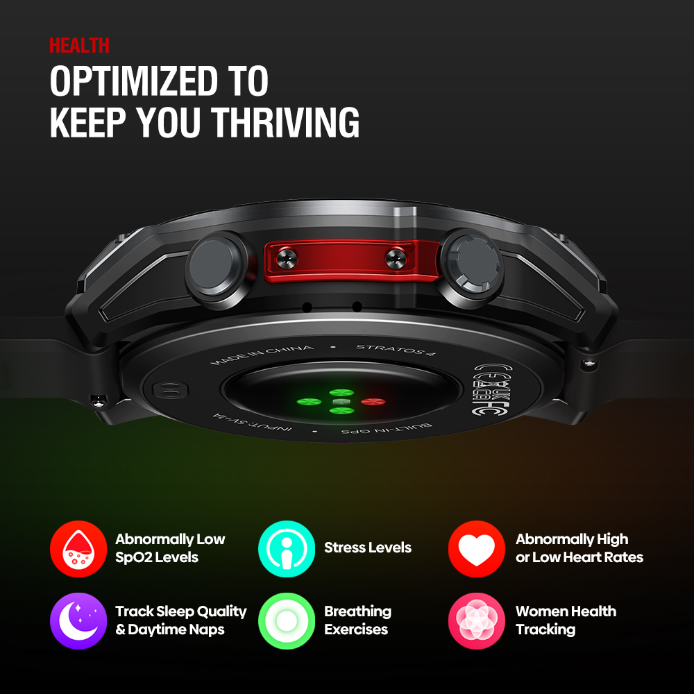 NEW Zeblaze Stratos 4 GPS Smar - مراجعة Do Oxygen Meter وسعره