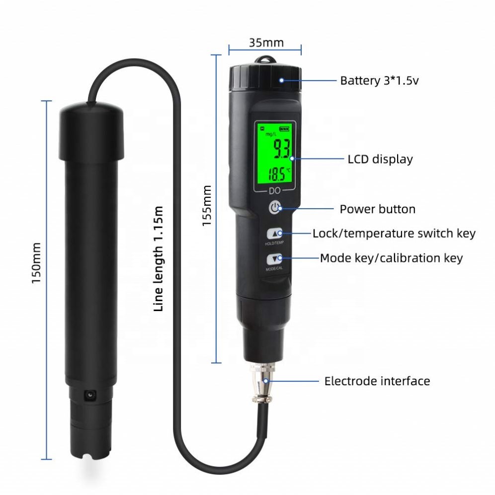 Portable Dissolved Oxygen 0-30 - مراجعة Do Oxygen Meter وسعره