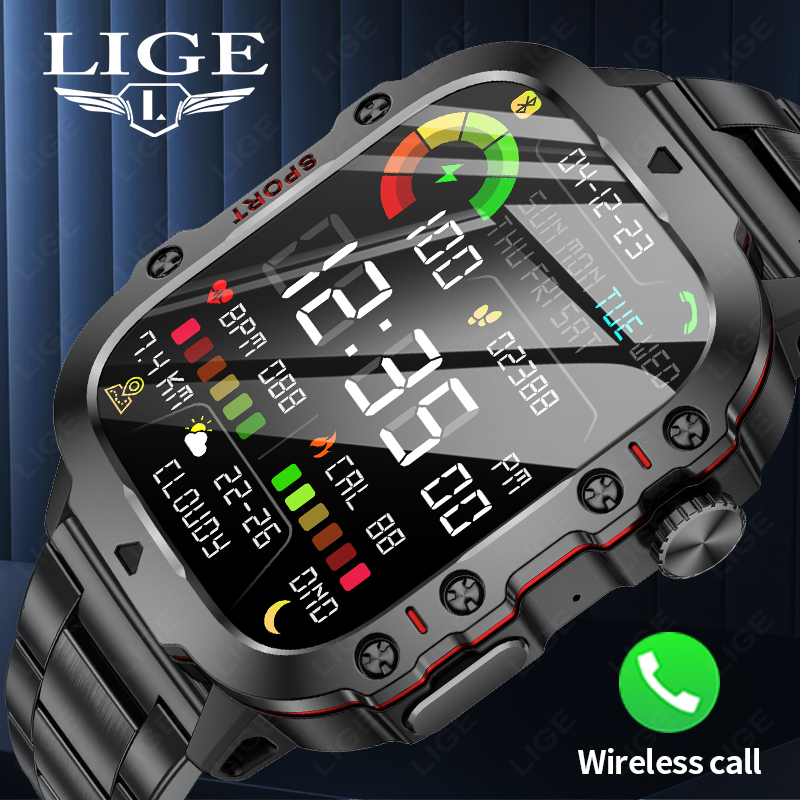 LIGE Outdoor Men's Sports Smar - مراجعة Do Oxygen Meter وسعره