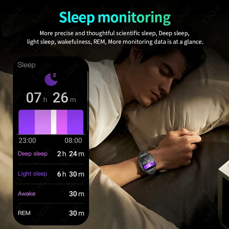 LIGE Outdoor Men's Sports Smar - مراجعة Do Oxygen Meter وسعره